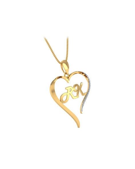 rk gold pendant