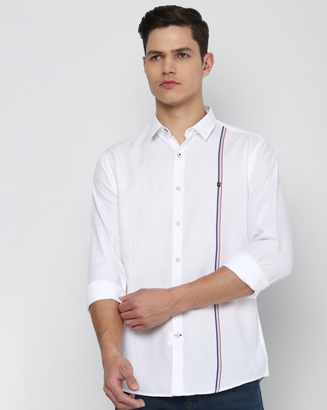 Louis Philippe Men White Shirt