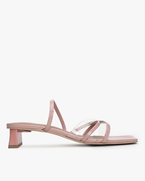 Lilac heeled online sandals