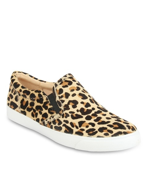 Clarks 2024 leopard loafers