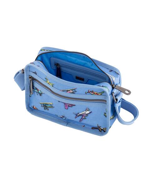 CARPISA Graphic Print Shoulder Bag with Adjustable Strap
