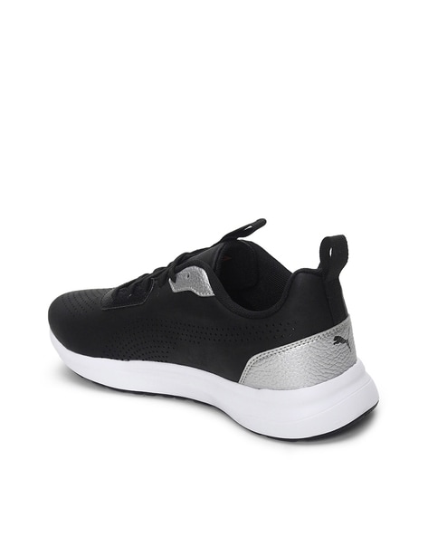 Puma perforated soft sale foam lace-up shoes