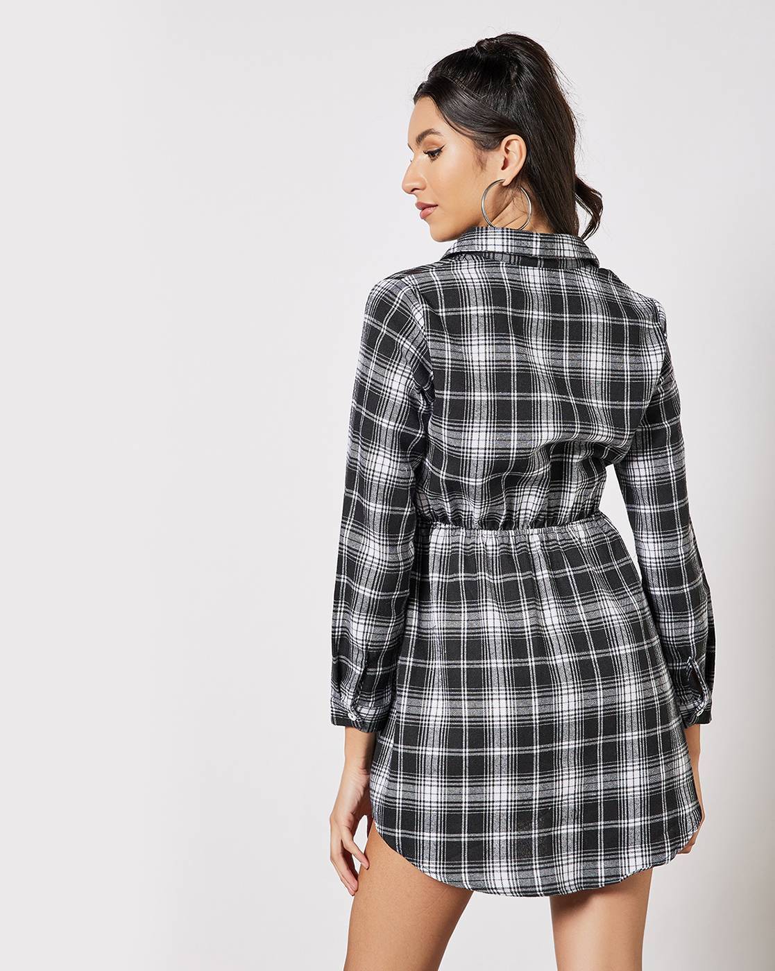 Checkerboard Sequin Mini Slip Dress | Nasty Gal