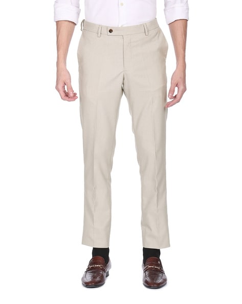 Papas Cotton Arrow Pocket Two Tuck Pants (Trousers) Navy XL | PLAYFUL