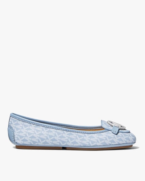 Michael kors cheap blue flat shoes