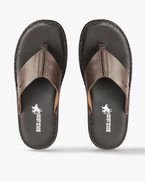 Buckaroo Thong-Strap Slip-On Sandals