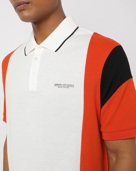 Buy White & Orange Tshirts for Men by ARMANI EXCHANGE Online 