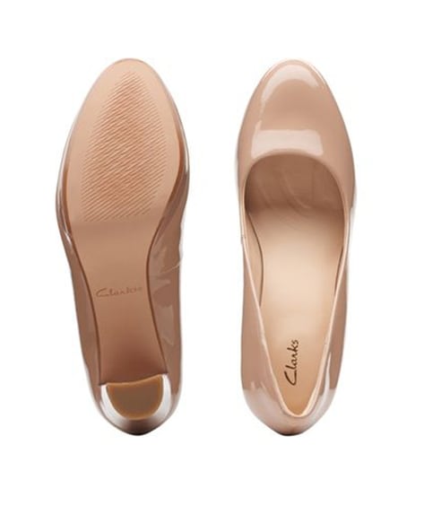 Buy Cream Heeled Shoes for Women by CLARKS Online Ajio