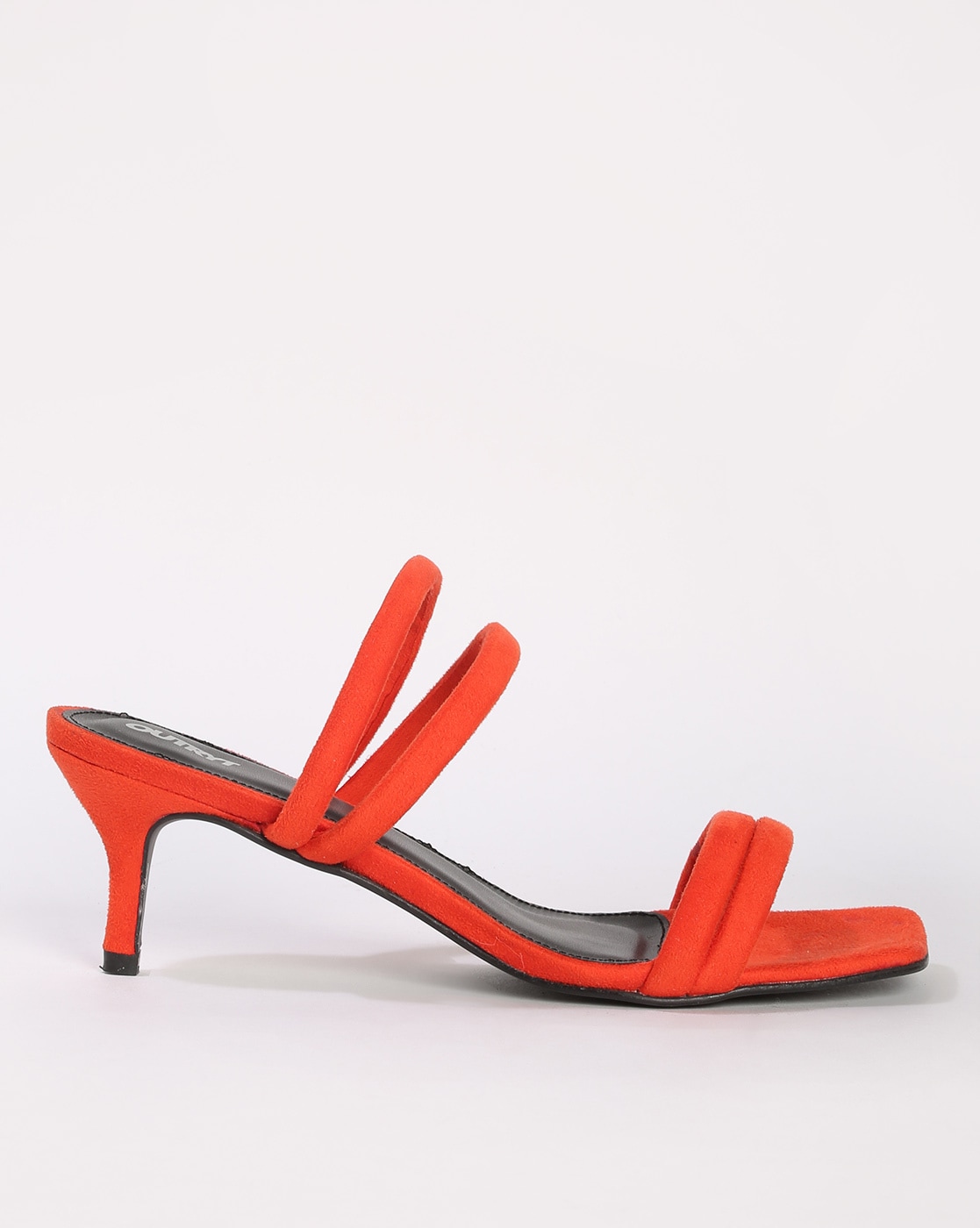 Orange cheap strappy heel