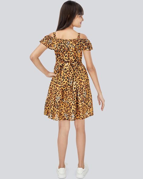 leopard print fitted dress, Dolce & Gabbana