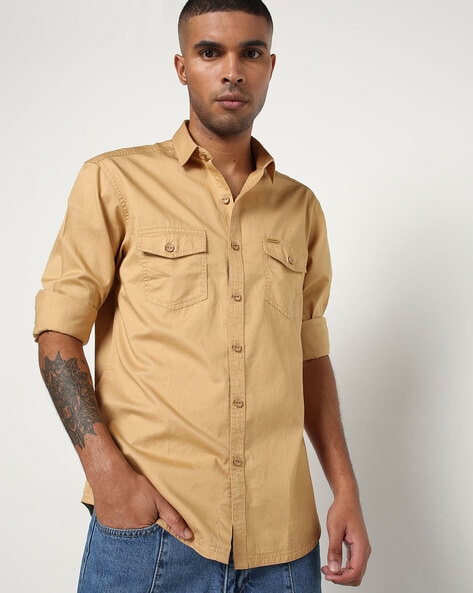 Buy Indian Jean | Casual Indigo Cotton Shirt for Men Online | Andamen - PEP-chantamquoc.vn