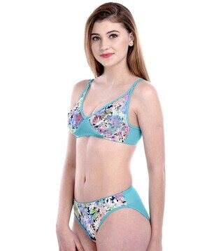 Buy Blue Lingerie Sets for Women by In-curve Online