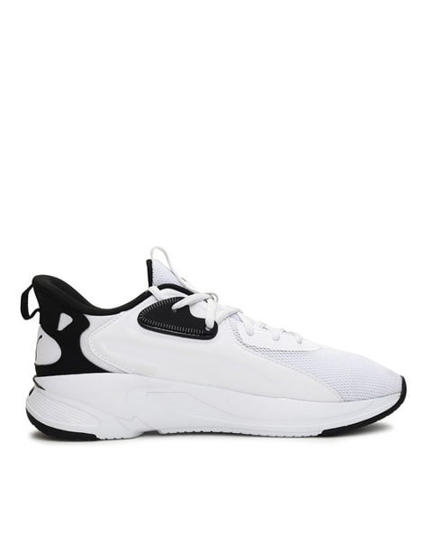 puma white soft ride trainers