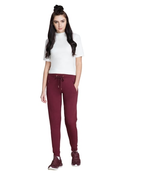 Buy Red Track Pants for Women by VAN HEUSEN Online