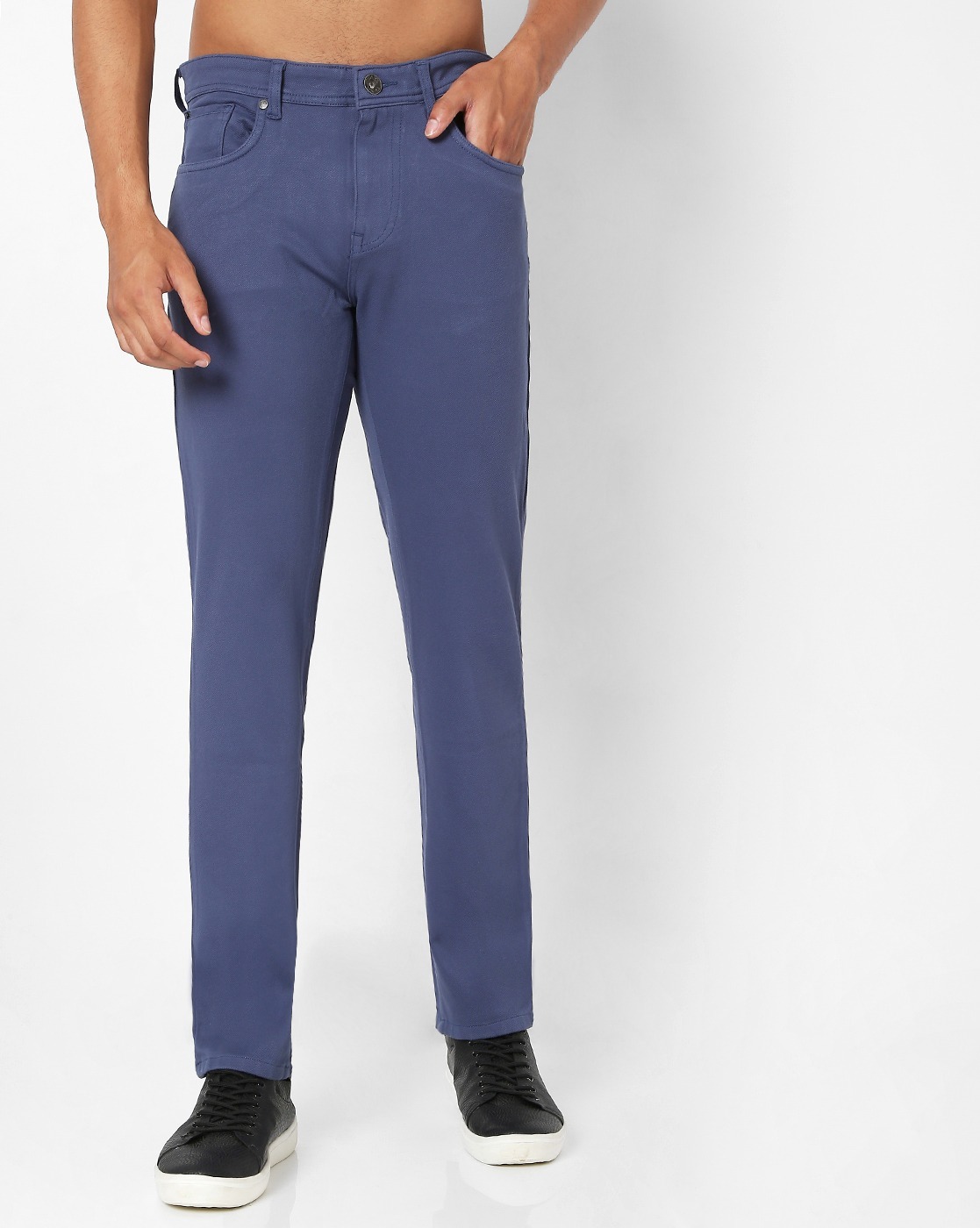 Buy Royal Blue Trousers & Pants for Men by GAS Online | Ajio.com