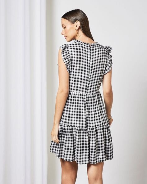 Aurelia Women Shirt Black, White Dress - Buy Aurelia Women Shirt Black, White  Dress Online at Best Prices in India | Flipkart.com