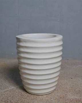 order happiness Striped Resin Planter Pot-picture-14