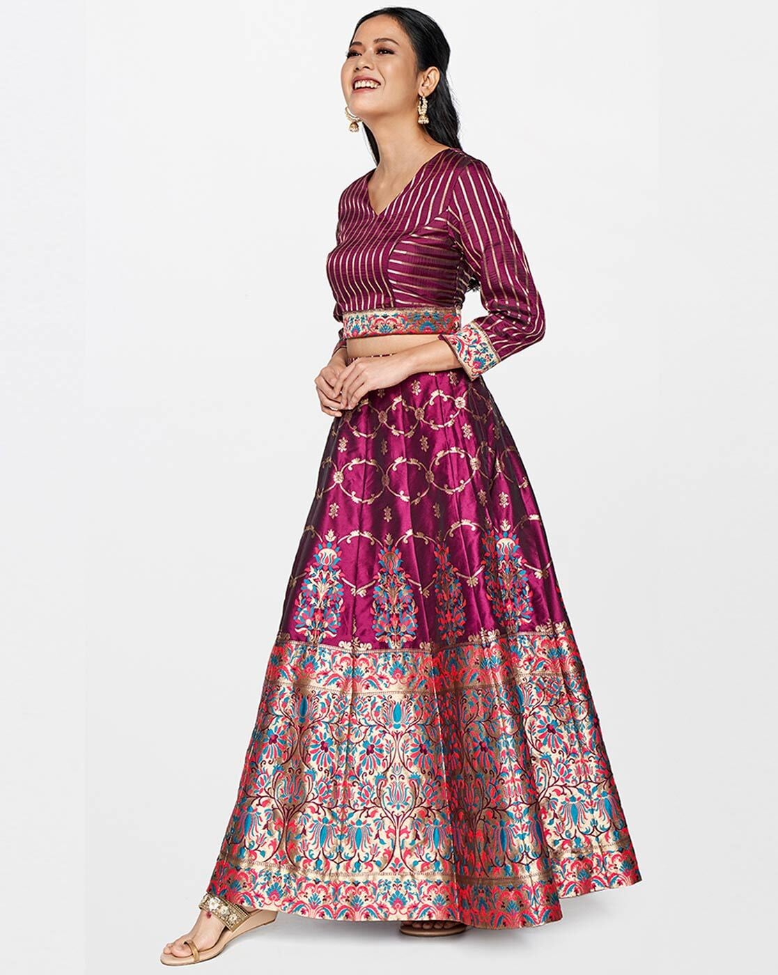 Global desi cheap lehenga