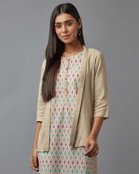 w Open-Front Shrug with Shawl Lapel-picture-21