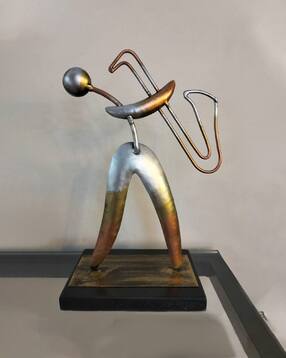 order happiness Iron Decorative Saxophone Showpiece-picture-46