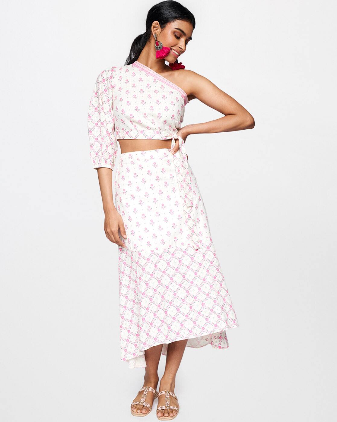 Buy White Fusion Wear Sets for Women by 