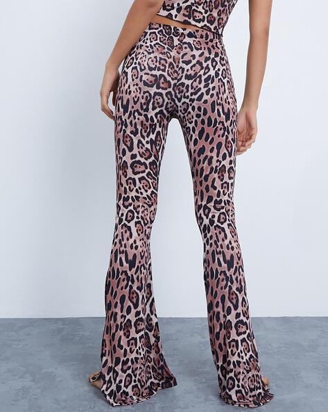 High Waist Bell Bottom Flare Pants - Cheetah Print – Noralina Freedom  Designs