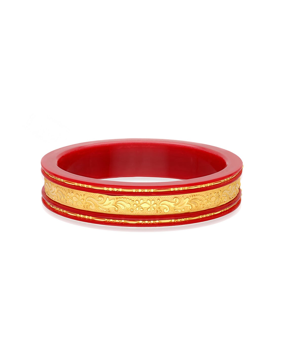 Red deals golden bangles