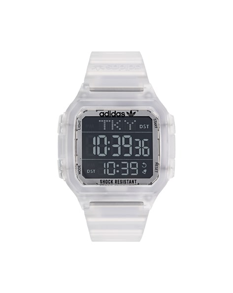 Adidas digital watch outlet white