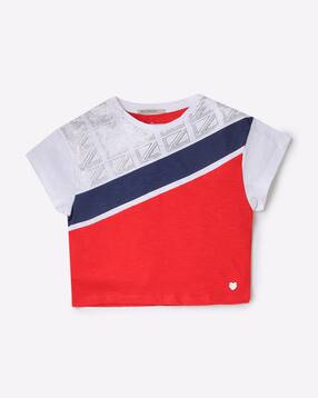 pepe jeans Colourblock Round-Neck T-shirt-picture-50