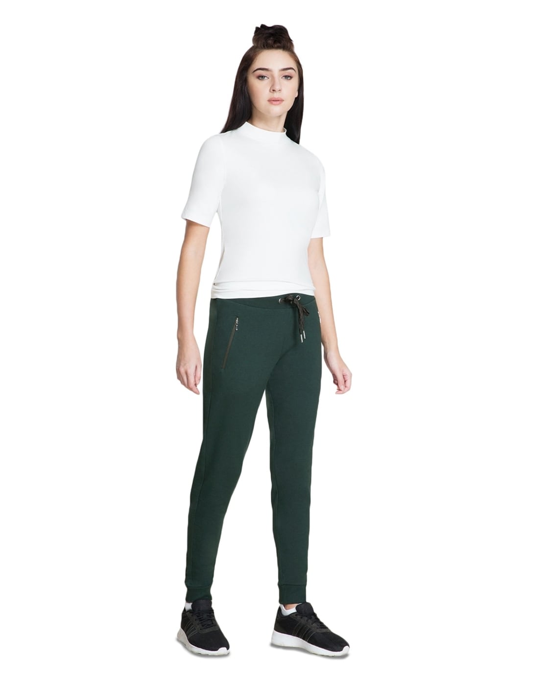 Buy Green Track Pants for Women by VAN HEUSEN Online