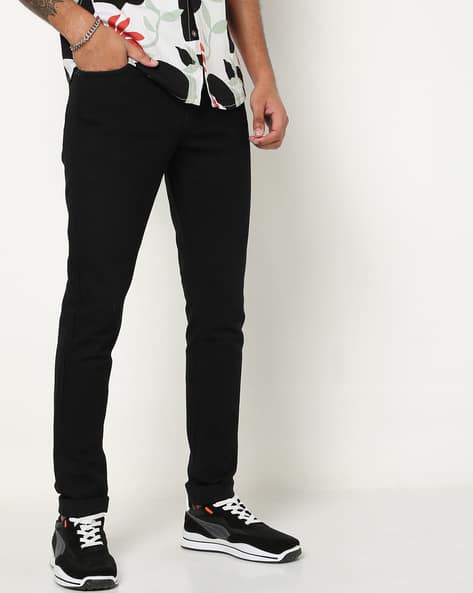 DNMX Men Mid-Rise Skinny Fit Jeans