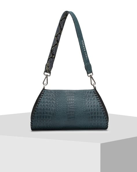 TIGER MARRON Reptilian Pattern Tote Bag