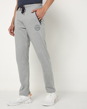 Track Pants with Brand Print
