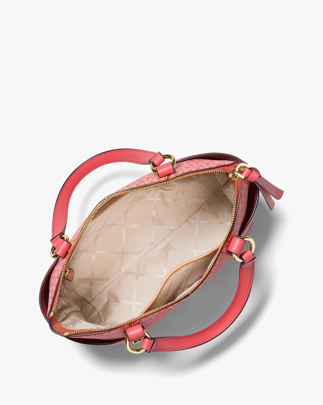 Buy Michael Kors Sullivan Small Logo Zip-Entry Tote Bag, Pink Color Women