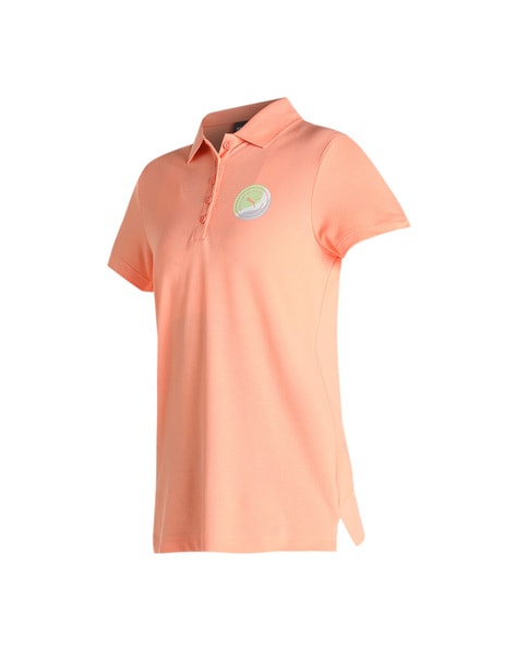 puma pink golf shirt