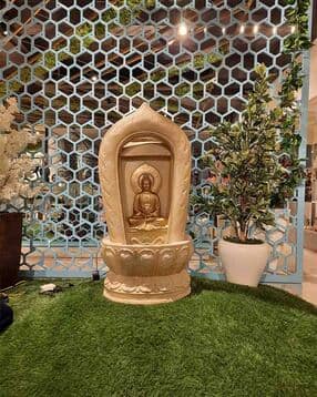Buddha Temple Water Fountain