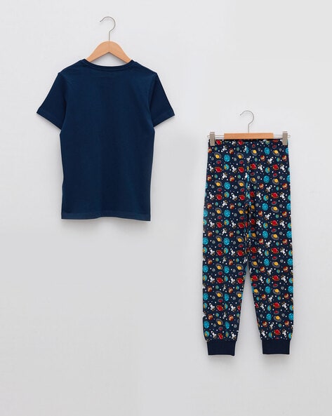 Buy Navy Blue Trousers Pants for Boys by LC Waikiki Online