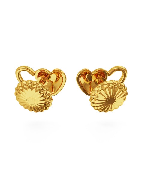 Malabar Gold & Diamonds 22 Kt Purity Yellow Gold Earring Erglr15574_Y For  Women : Amazon.in: Fashion