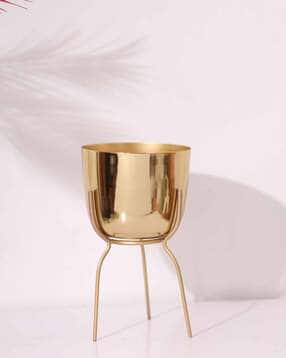 order happiness Gold Metal Flower Vase-picture-15