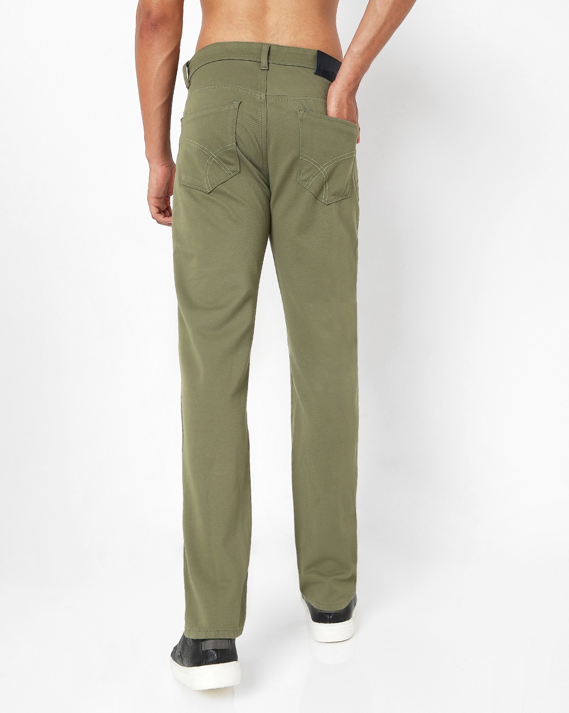 RRL – Field Chino Flat Pant Gas Station Green – Tenue de Nîmes