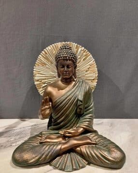 Polyresin Buddha with Big Stand-image-4