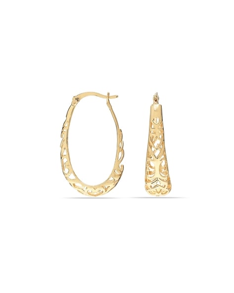 ONESA GOLD SMALL EARRING FILIGREE | OLMOX JEWELRY