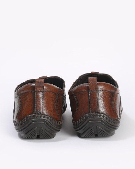 Buy BANISH Men Brown Leather Fisherman Sandals - Sandals for Men 7584162 |  Myntra