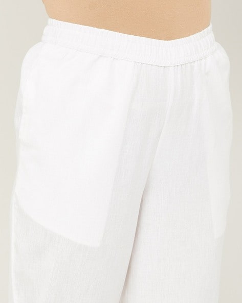 Buy White Trousers & Pants for Women by Melange by Lifestyle Online