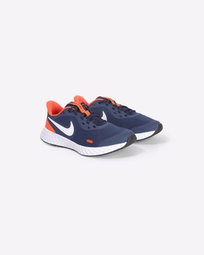 Nike slip hot sale ons blue