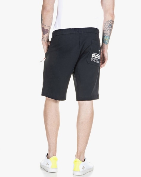 Mens fleece store gym shorts