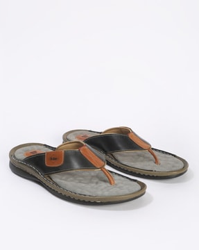 Lee cooper store men's leather slippers