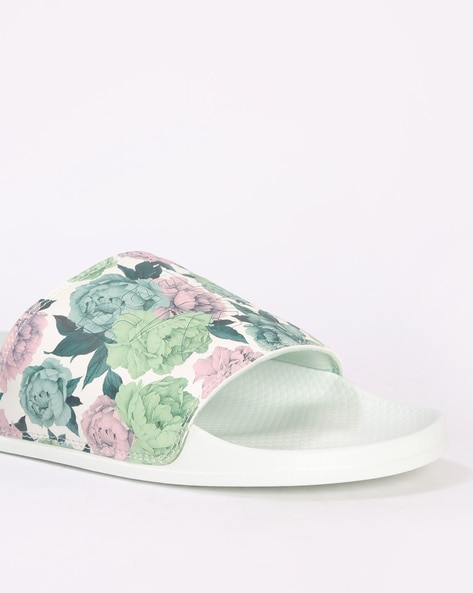 Fila floral on sale slides