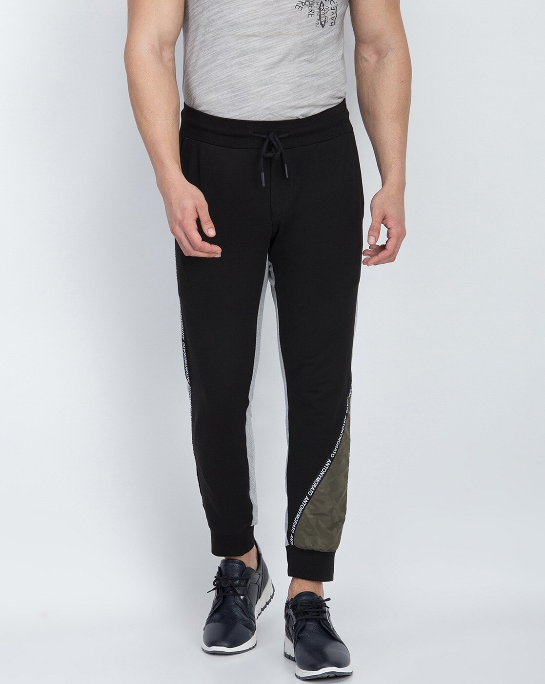 Buy Black Track Pants for Men by Antony Morato Online Ajio