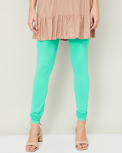 Mint Green Leggings - Buy Mint Green Leggings online in India